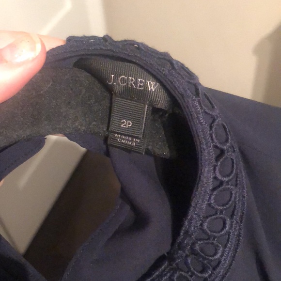 Navy J.crew Blouse, Size: 2P - Picture 3 of 4